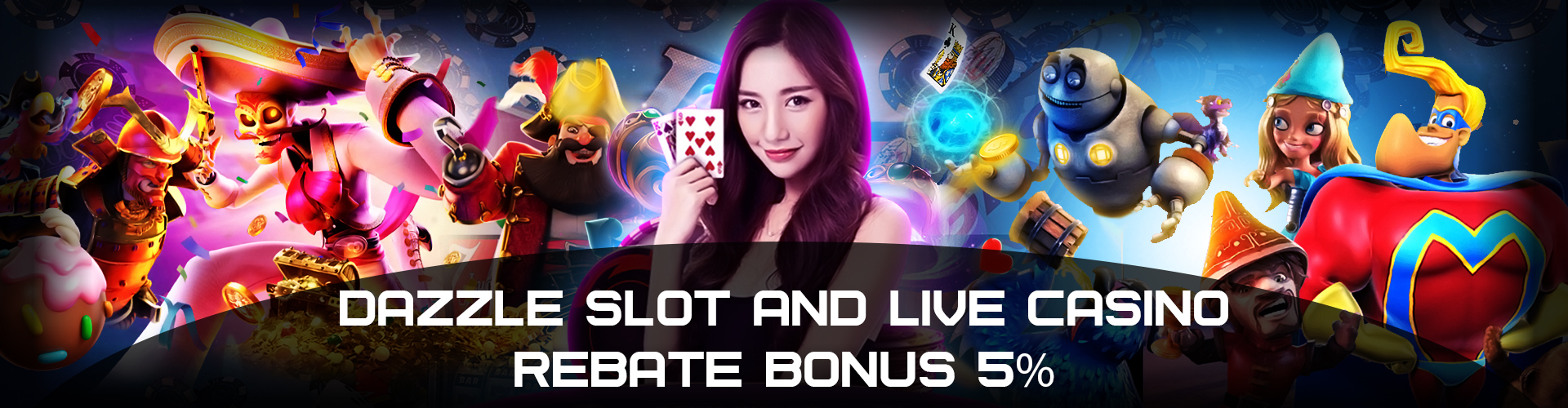 Online Casino Malaysia Dazzle Rebate Bonus 8%